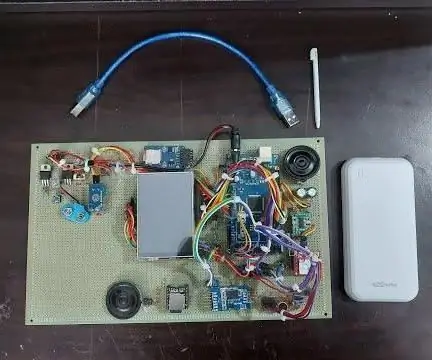 Telefon temeljen na Arduinu (prototip): 7 koraka