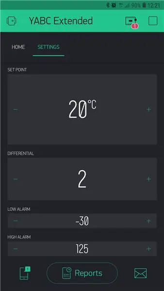 YABC - עוד בקר Blynk - בקר טמפרטורה ולחות IoT בענן, ESP8266