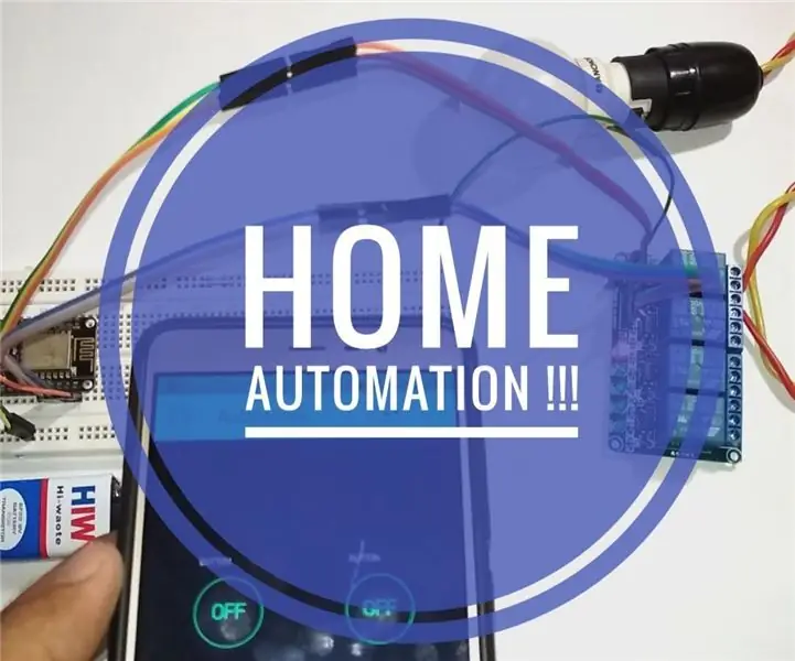 HOME AUTOMATION (STEUEREN SIE IHRE GERÄTE VON JEDER ECKE DER WELT).: 5 Schritte