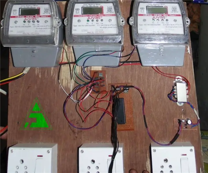 Mesurador d'energia sense fils amb control de càrrega: 5 passos