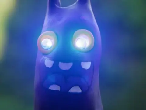 Làmpada LED de dibuixos animats