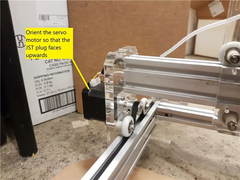 Monter Y-aksen Stepper Motor