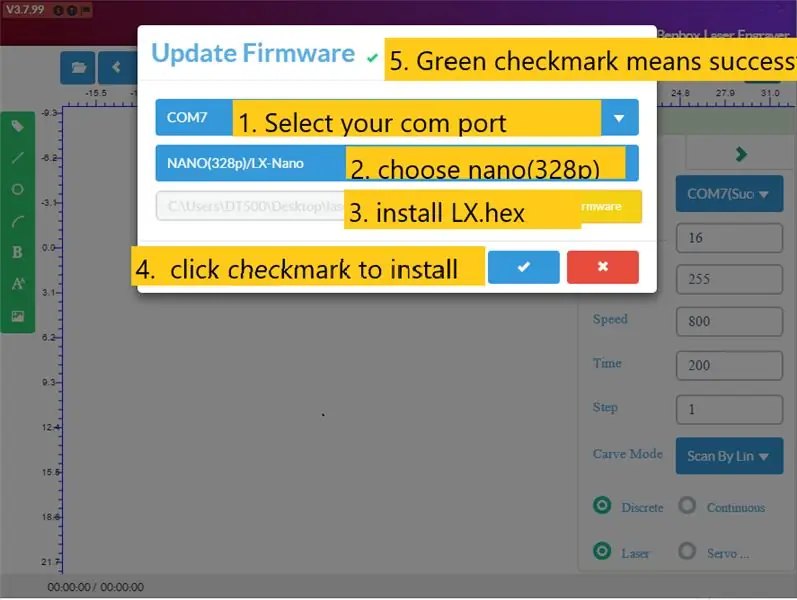 Nainstalujte si firmware pro Arduino Nano