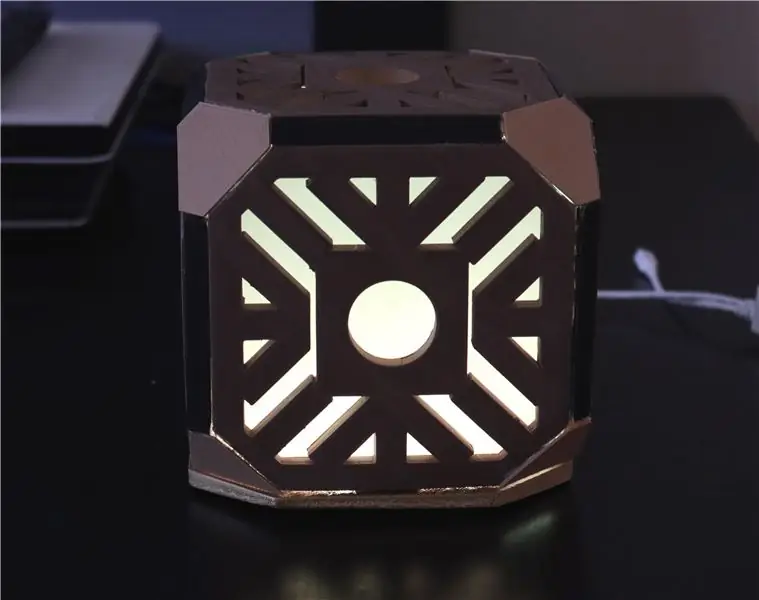 LED i ndezur Holocron (Star Wars): Made in Fusion 360