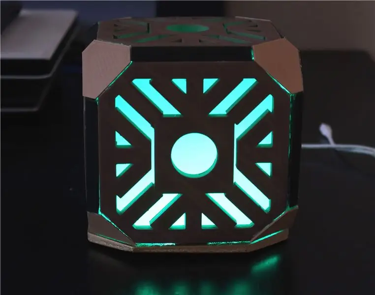 Lighted LED Holocron (Star Wars): Ginawa sa Fusion 360