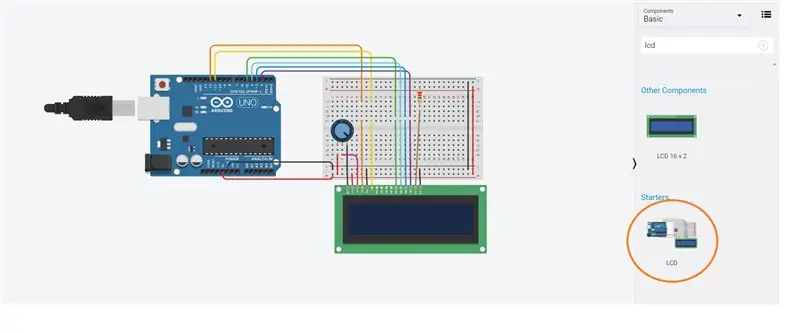 Conexiune circuit în Tinkercad