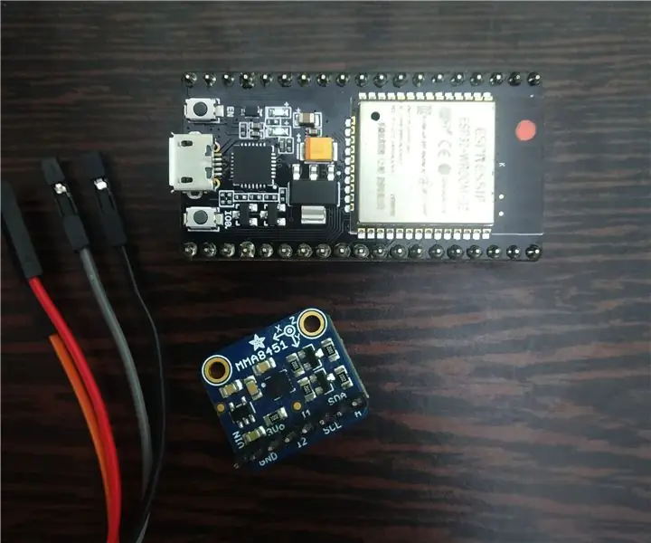 Introdução à interface do sensor I2C ?? - Interface do seu MMA8451 usando ESP32s: 8 etapas