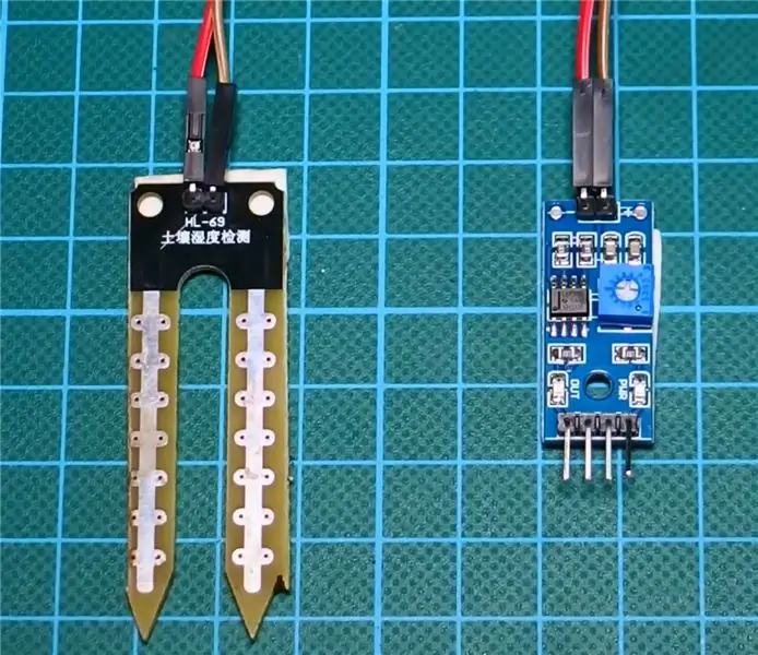 El sensor d’humitat del sòl