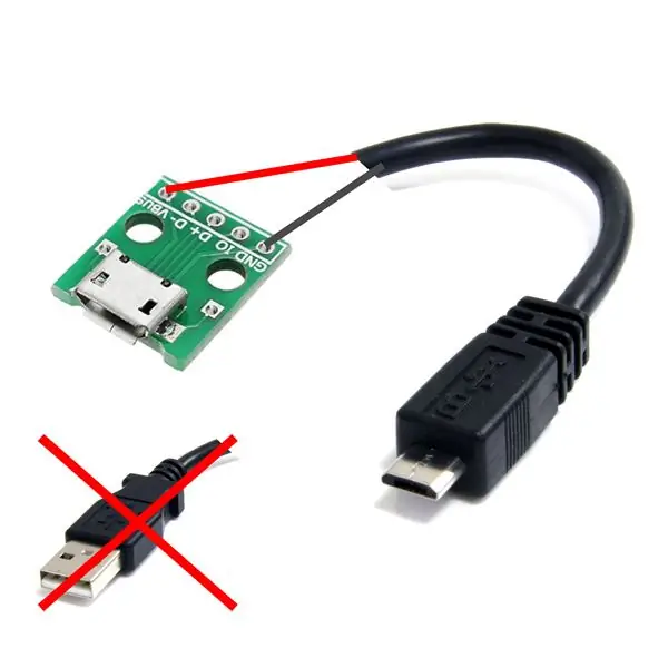 Sambungan Kuasa USB Mikro