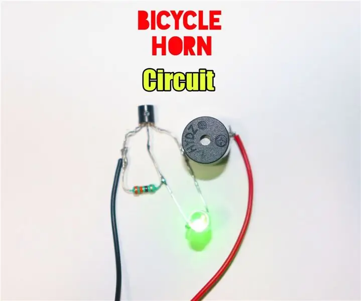 Come realizzare un circuito per avvisatore acustico per bicicletta utilizzando il transistor BC547: 8 passaggi