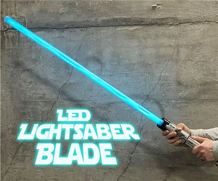 Gamitin ang puwersa at Gumawa ng Iyong Sariling Lightsaber (Blade): 9 Mga Hakbang (na may Mga Larawan)