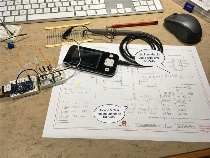 Փորձարկում է Dickson Charge Pump Circuit- ը