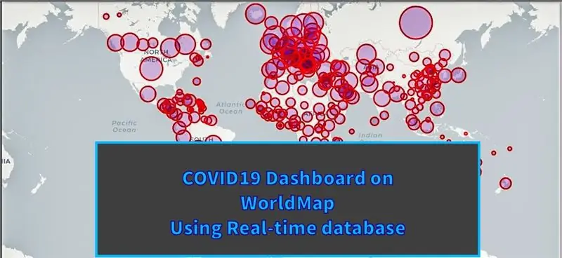 COVID19 Dashboard på verdenskart (ved hjelp av Python)