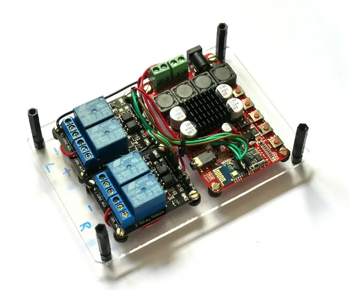 Auto-switching Bluetooth Amplifier: 3 Kauj Ruam