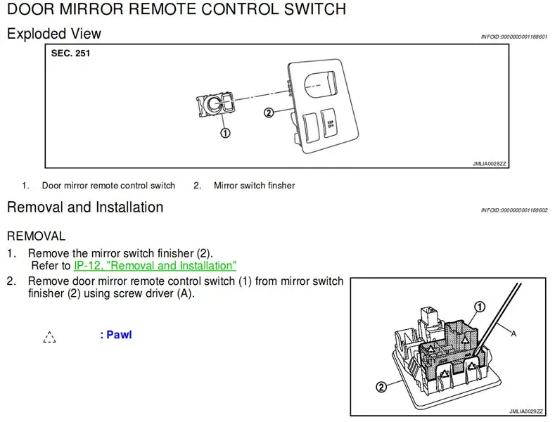 Koppel die Contraption aan die Mirror Control -drade