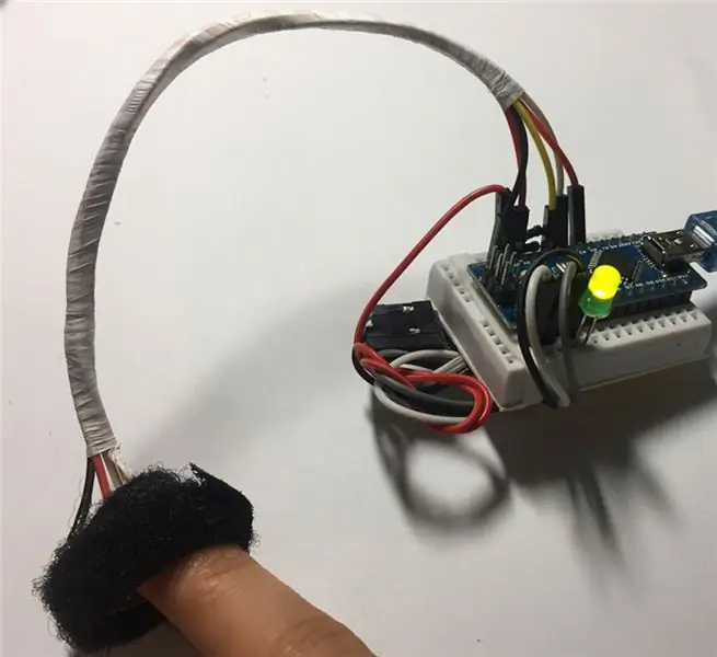 'N Pulsoximeter -toestel met Arduino Nano, MAX30100 en Bluetooth HC06