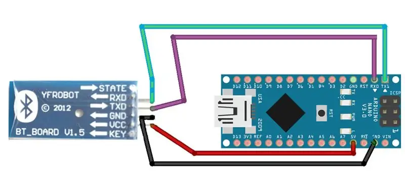 Povežite modul Bluetooth HC-06