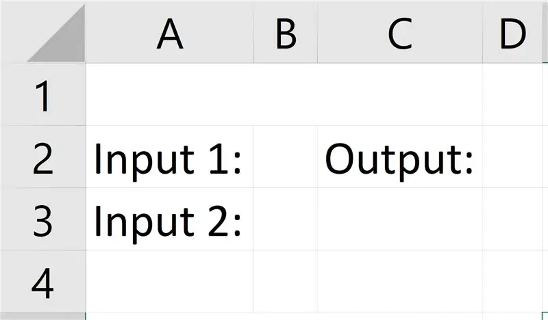 Thiết lập Excel và Định dạng