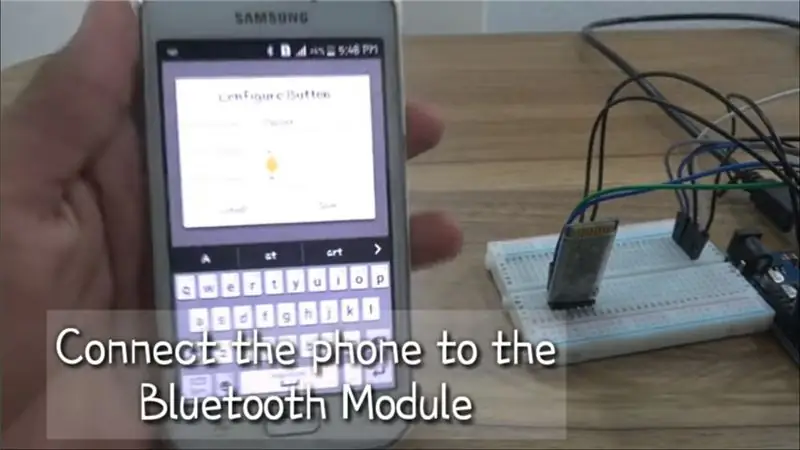 Collegamento del telefono al modulo Bluetooth