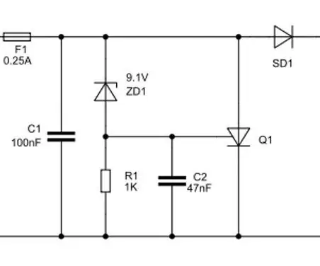 Crowbar Circuit: 4 ደረጃዎች