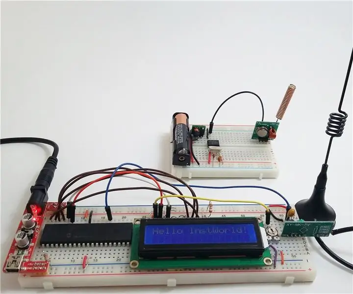 Drahtlose Kommunikation mit billigen 433MHz-HF-Modulen und Pic-Mikrocontrollern. Teil 2: 4 Schritte (mit Bildern)