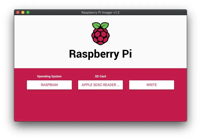 Raspberry Pi OSти SD картага түшүрүңүз