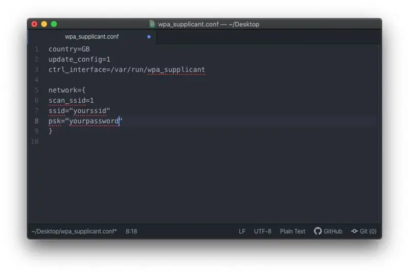 ไม่บังคับ: ตั้งค่า Wifi บน Raspberry Pi. ของคุณ