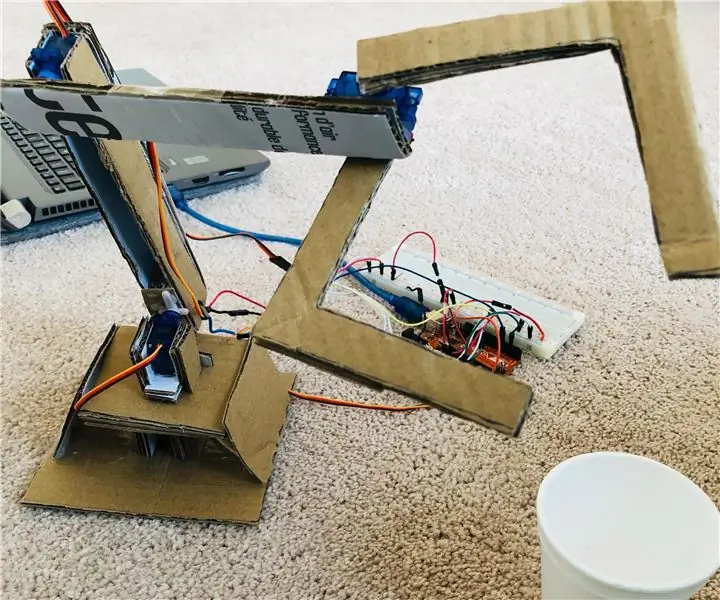 Servo Robot Arm: 4 кадам