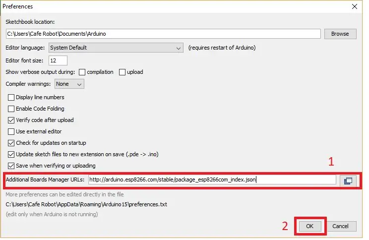 Arduino IDE yordamida NodeMCU -ni qanday dasturlash kerak