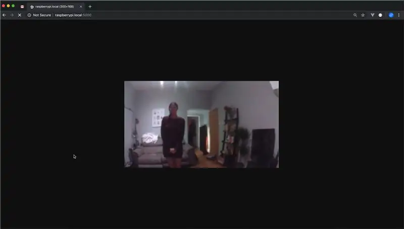 Стъпка 7: Предавайте поточно видеото от Pi