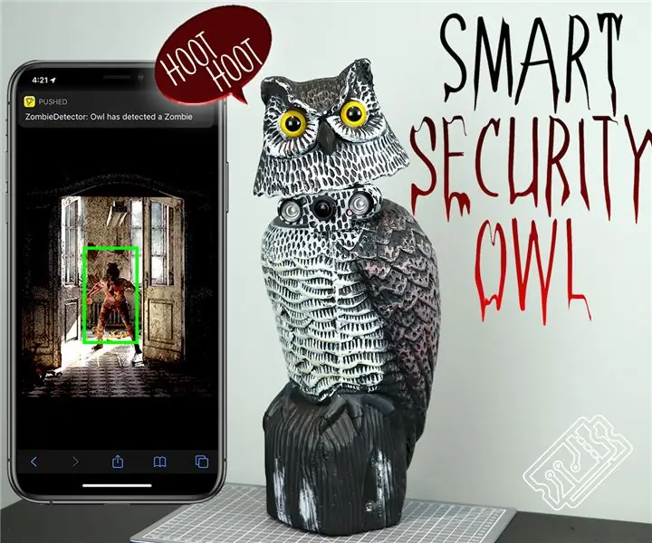 Zombie Detecting Smart Security Owl (Deep Learning): 10 trinn (med bilder)