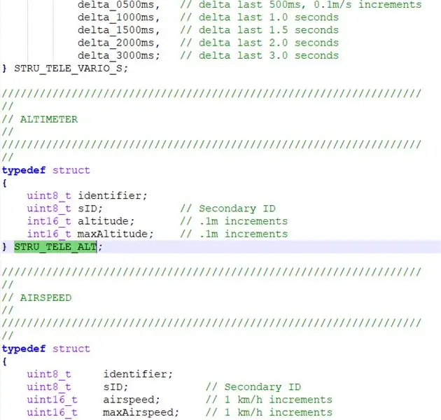 Aprenda o protocolo de telemetria Spektrum