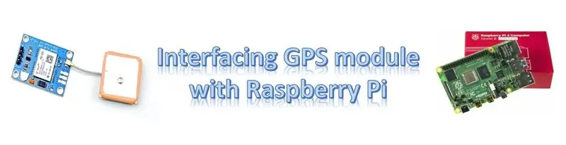 Gränssnitts GPS -modul med Raspberry Pi