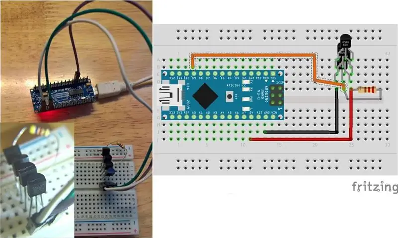 Bereid een eenvoudig voorbeeld voor om gegevens van Arduino te verzamelen