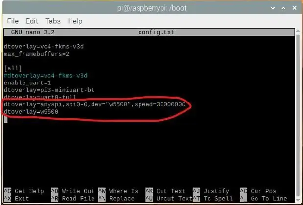 Pag-configure ng Raspberry Pi IOS (dating Raspian) - I-edit ang File na Pinangalanang: Config.txt