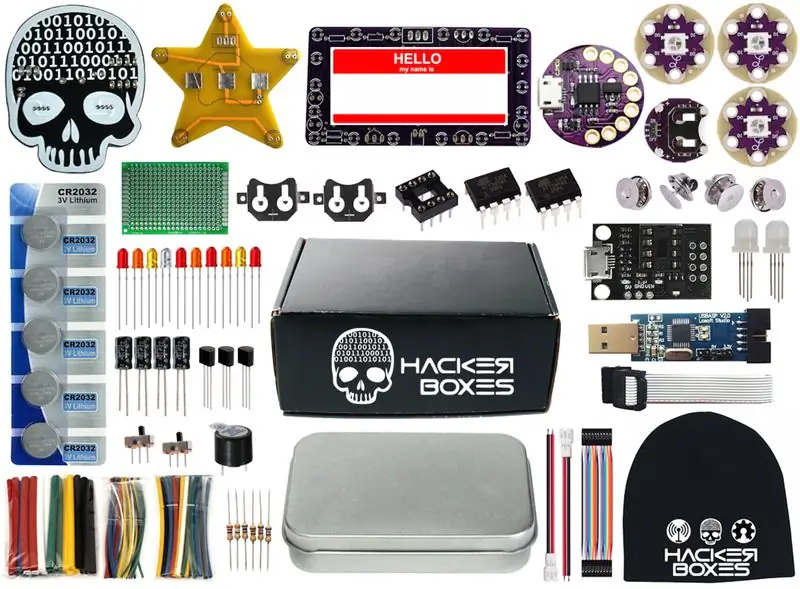 HackerBox 0025: Doboz tartalma