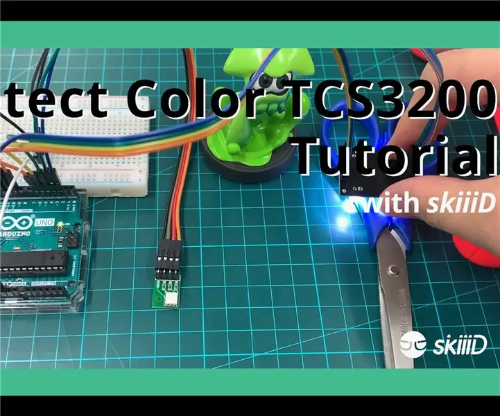 Как да използвате Detect Color TCS3200 със SkiiiD: 9 стъпки