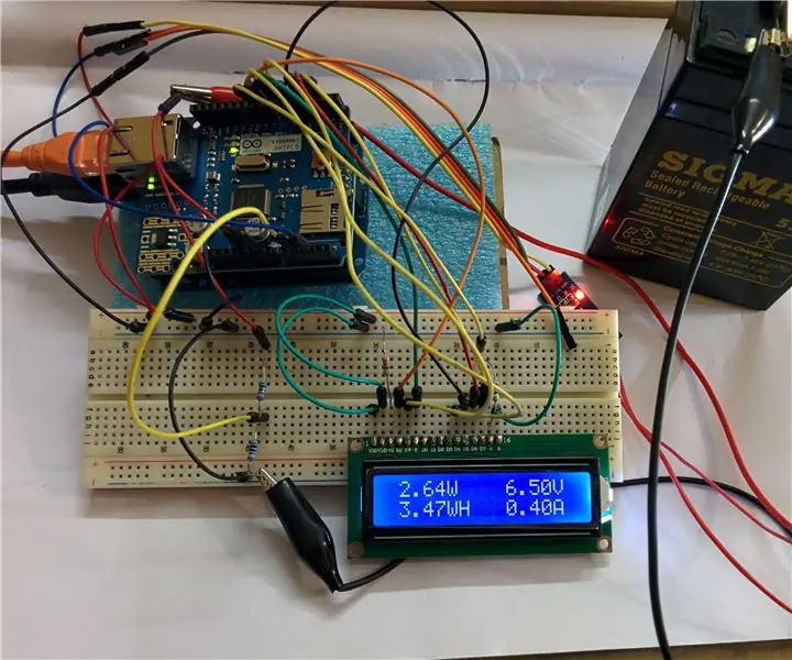 ARDUINO ENERGETSKI MERAČ: 10 koraka (sa slikama)