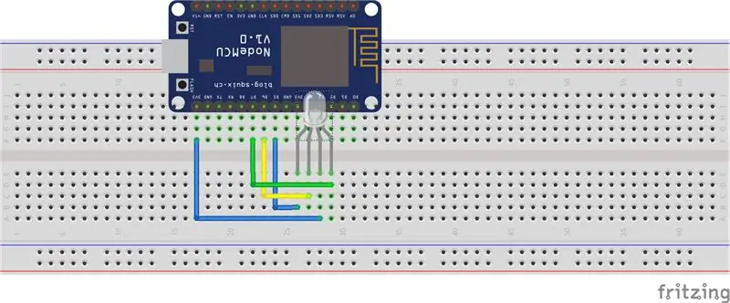 Nu uw led-stroomcircuit aangesloten