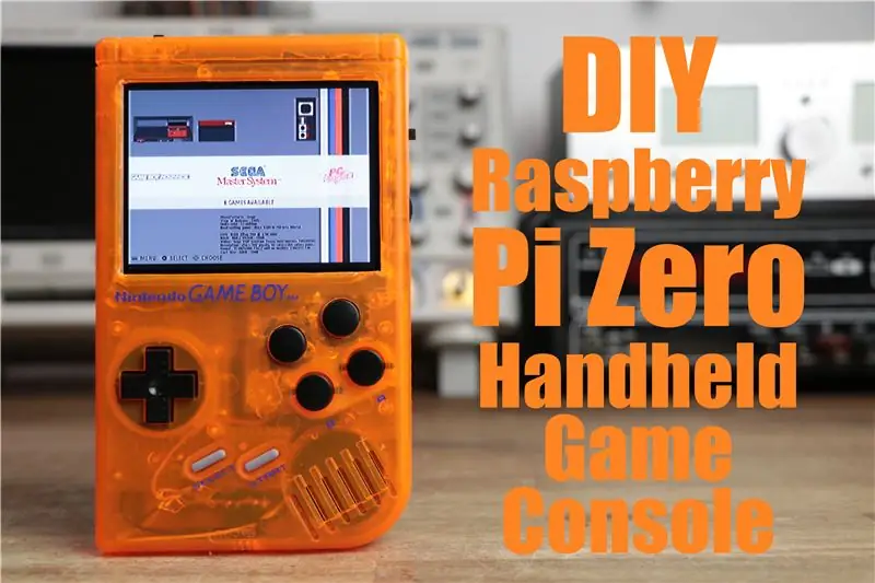 Consola de juegos portátil DIY Raspberry Pi Zero