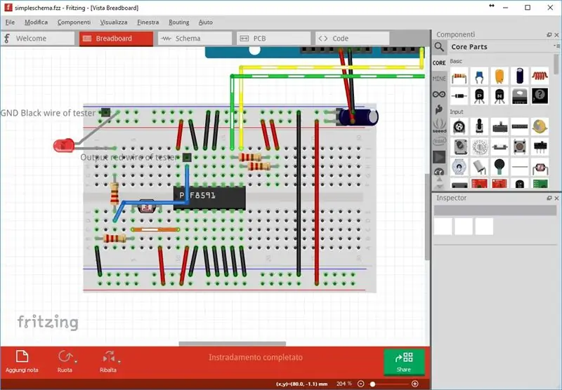 Instrumente: Fritzing