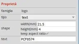 Fritzing: algo de texto en PCB