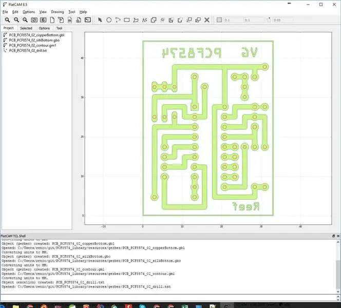 FlatCam: I-import ang File