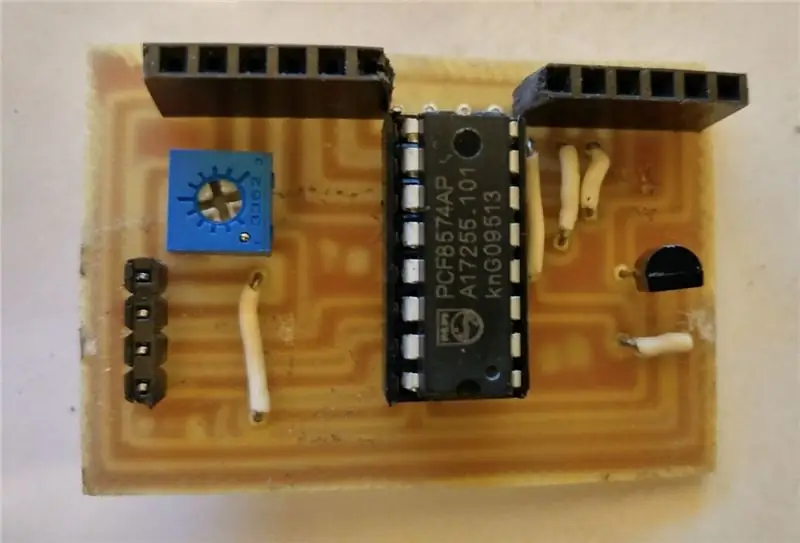 Voorbeelde: I2c LCD -adapter