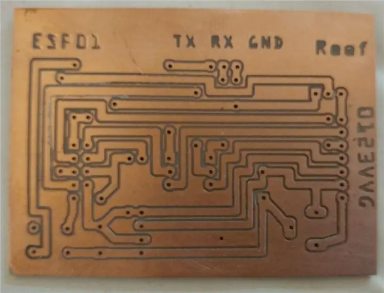 Voorbeelde: ESP-01 Prototype Board