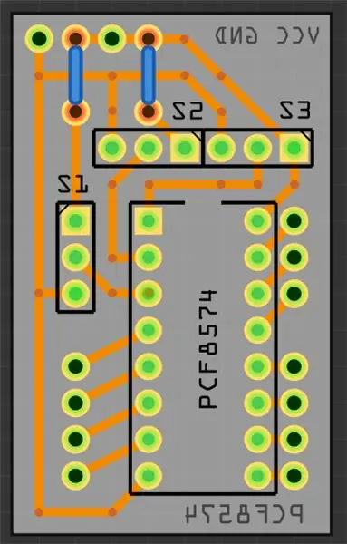 Ejemplos: Pcf8574 Placa de prototipo Versión mínima