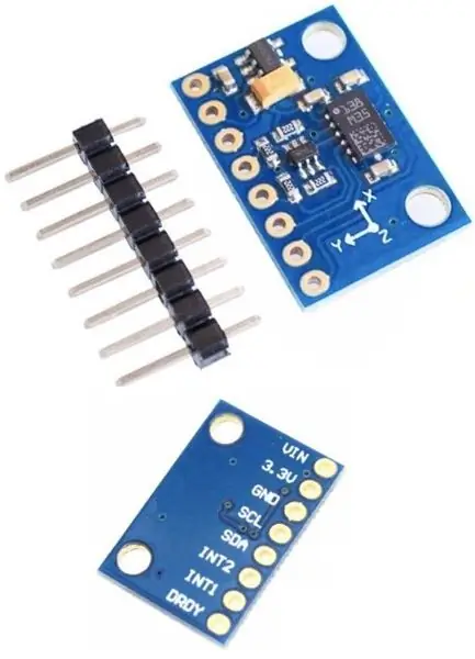 Arduino সঙ্গে GY-511 কম্পাস মডিউল ইন্টারফেসিং