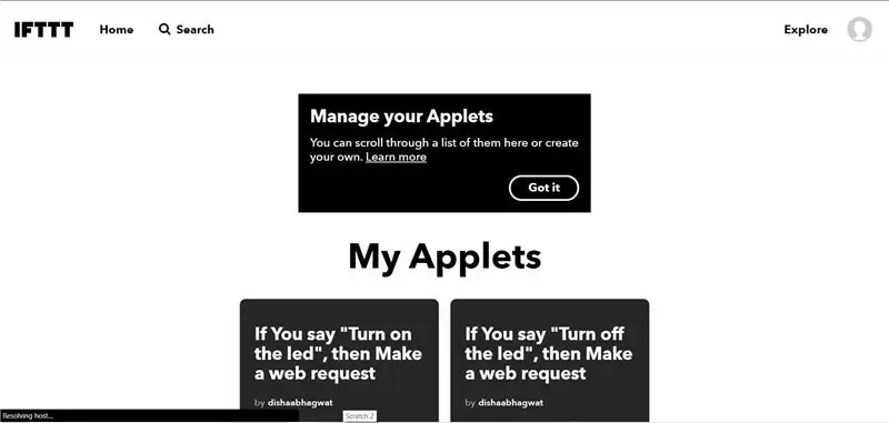 Utiliser l'application IFTTT