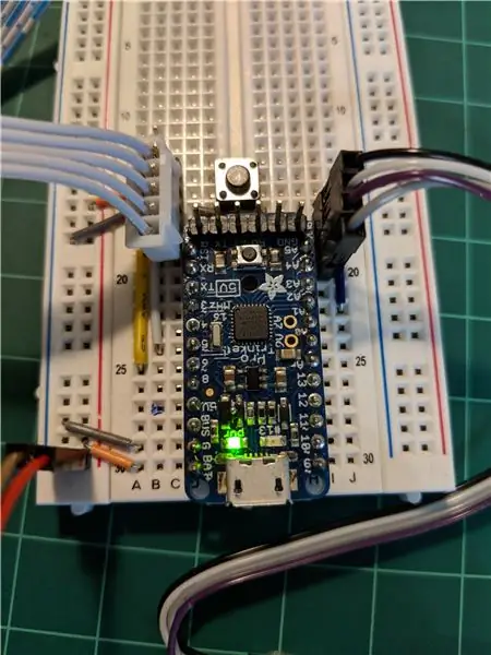 Pas 3: proveu la impressora, construïu el circuit en una placa de pa