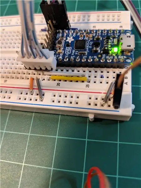 Stap 3: Testprinter, bouw het circuit op een breadboard